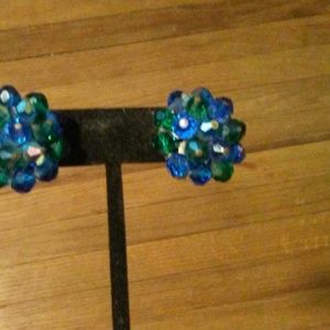 Beautiful Beaded Clip On Earrings!!!